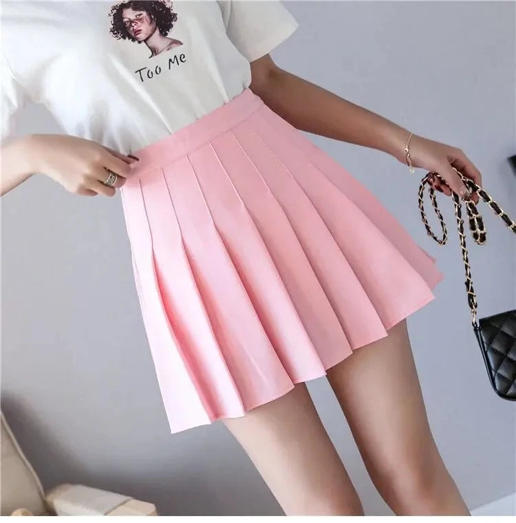 New Style Fashion Summer Sexy Kawaii Sweet Retro Bottoms Casual Outfits Ladies Streetwear Female Girls Women Mini Short Skirts